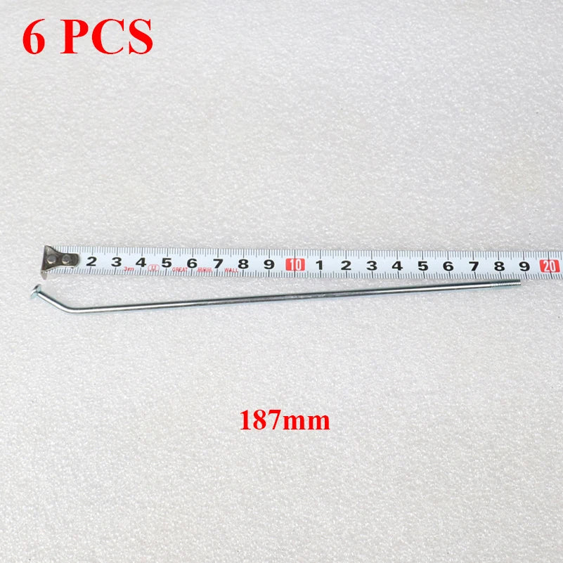 (Pack of 6) Spokes Wire Circle Nipples 18 19 21 Modified Generic Stainless Sreel For CRF YZF WR KXF SXF EXC SXF Motorcycle Wheel Parts