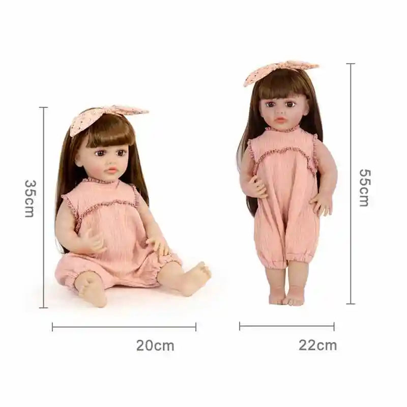 Doll Clothes for 55cm Dolls 22inch Doll's Clothing Sweater Dress Overall DIY Toy Dolls Outfit for Dolls Clothes Accessories