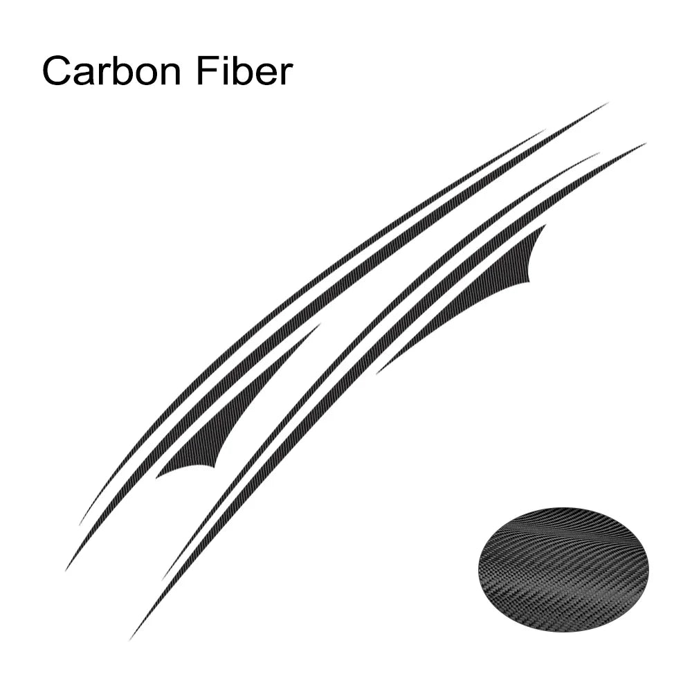 (Pack of 2) Van Door Side Stickers Graphics Stripes Kit Cover Auto Body Decor Camper Car Horsebox Caravan RV Vinyl Decals Accessories