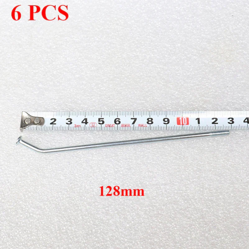 (Pack of 6) Spokes Wire Circle Nipples 18 19 21 Modified Generic Stainless Sreel For CRF YZF WR KXF SXF EXC SXF Motorcycle Wheel Parts