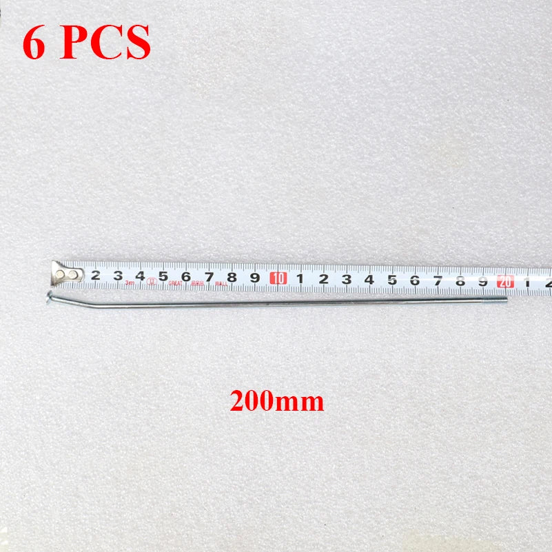 (Pack of 6) Spokes Wire Circle Nipples 18 19 21 Modified Generic Stainless Sreel For CRF YZF WR KXF SXF EXC SXF Motorcycle Wheel Parts