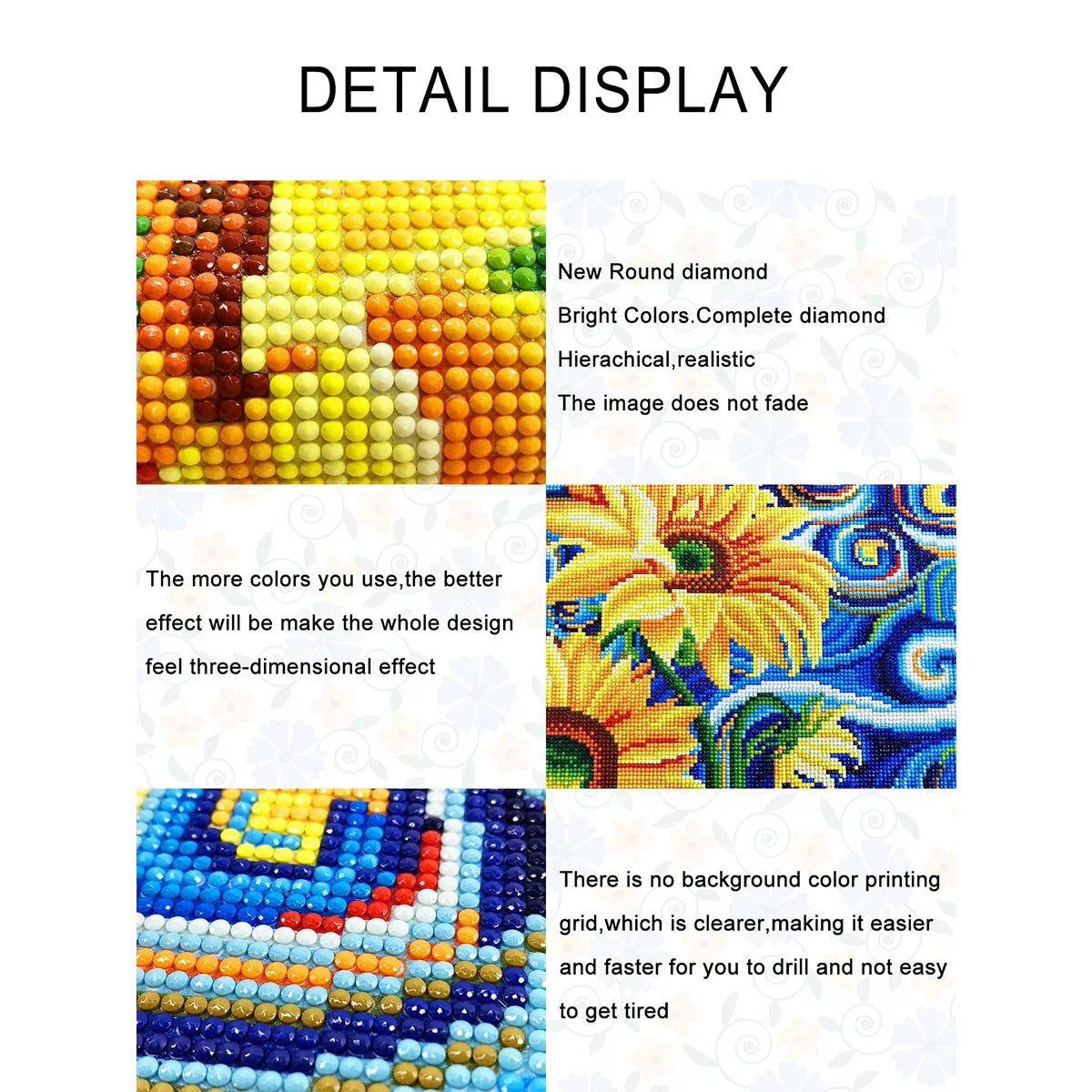 Colorful Trees And The Moon Personality DIY Full Drill Diamond Decorative Painting