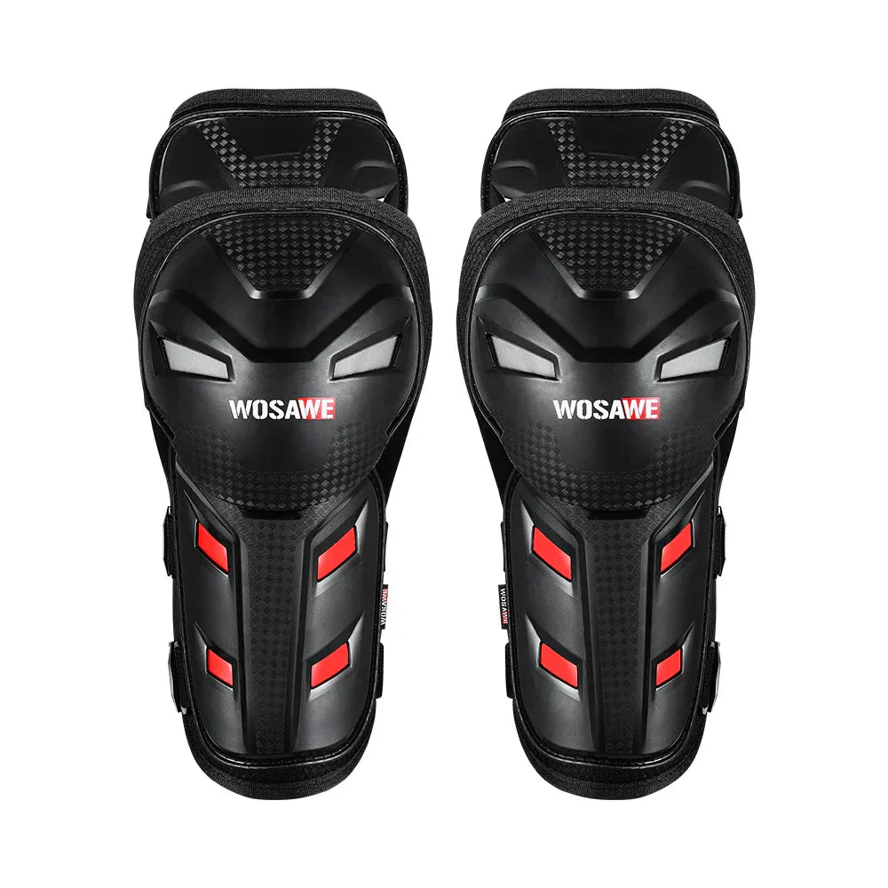WOSAWE MTB Protective Gear Motorcycle Knee Pads Elbow Protector Adult Snowboard Downhill Motocross Armor Knee Guard Protection