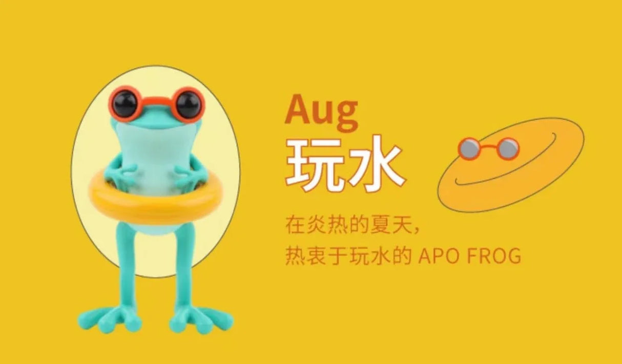 TwelveDot Apo Frogs 12 Months Figurine Xinghui Creations Festival Fantasy Figures Mystery Bag Vinyl Art Toys Collection Decor