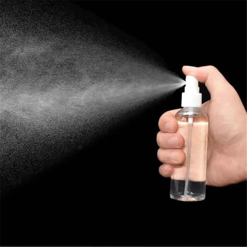 (Pack of 50) 10ml 20ml 30ml 50ml Clear Refillable Bottle Plastic Perfume Bottle Atomizer Empty Spray Bottle Portable Travel Accessories