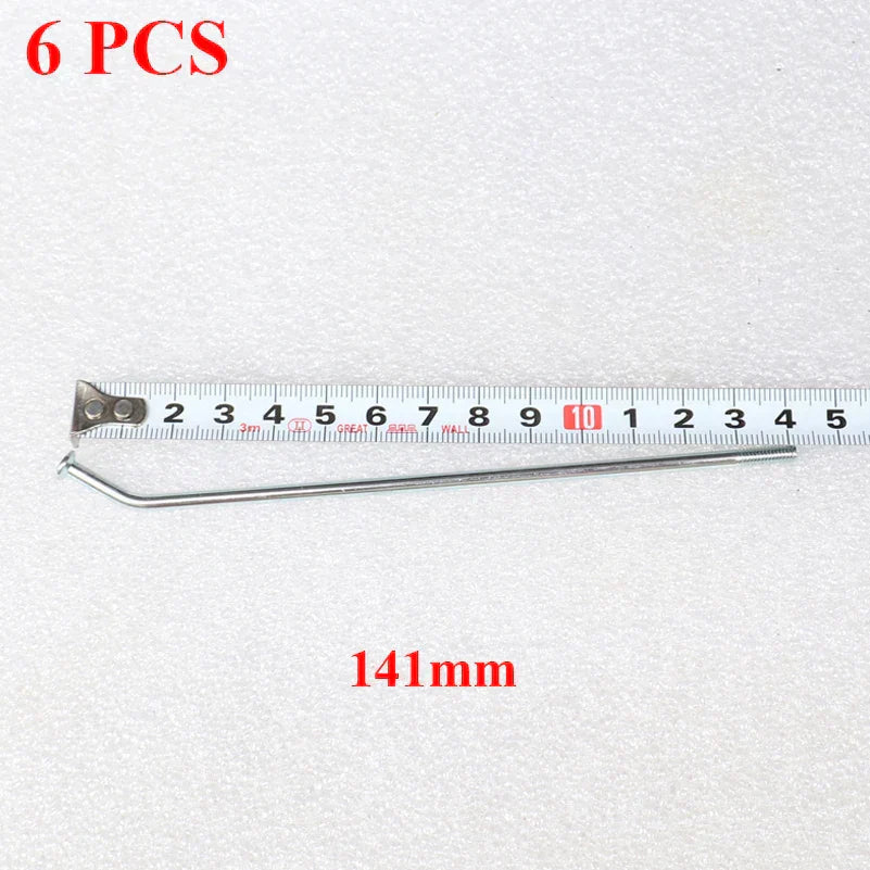 (Pack of 6) Spokes Wire Circle Nipples 18 19 21 Modified Generic Stainless Sreel For CRF YZF WR KXF SXF EXC SXF Motorcycle Wheel Parts