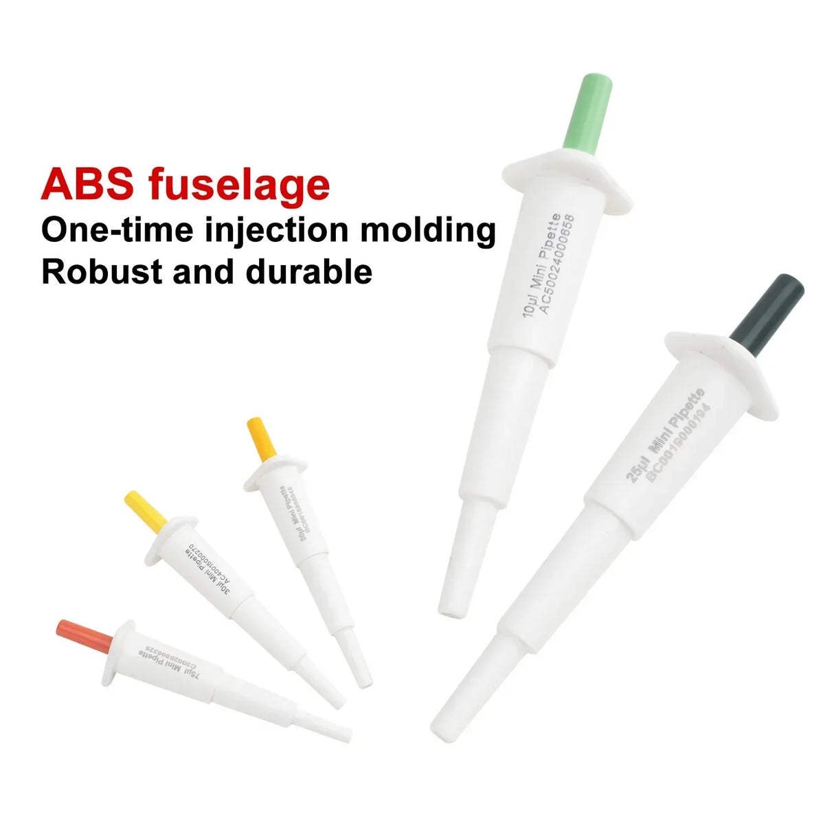 Xin Tester Laboratory Pipette Mini Pipette 10-200ul Micropipette Manual Single Channel Fixed Volume Pipettor