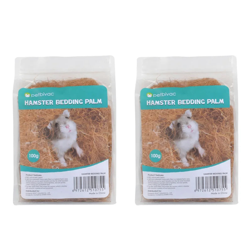 Hamster Bedding Palm Accessories Natural Dry Coconut Moss Nesting Digging BeddingGuinea Pigs Deodorant Housebreaking Supplies