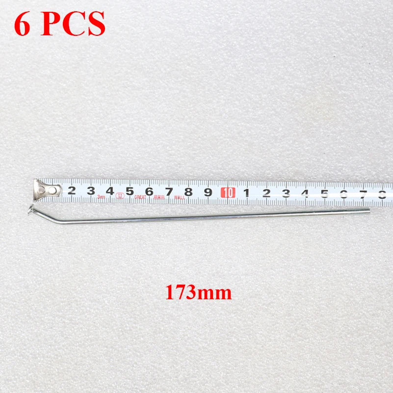 (Pack of 6) Spokes Wire Circle Nipples 18 19 21 Modified Generic Stainless Sreel For CRF YZF WR KXF SXF EXC SXF Motorcycle Wheel Parts