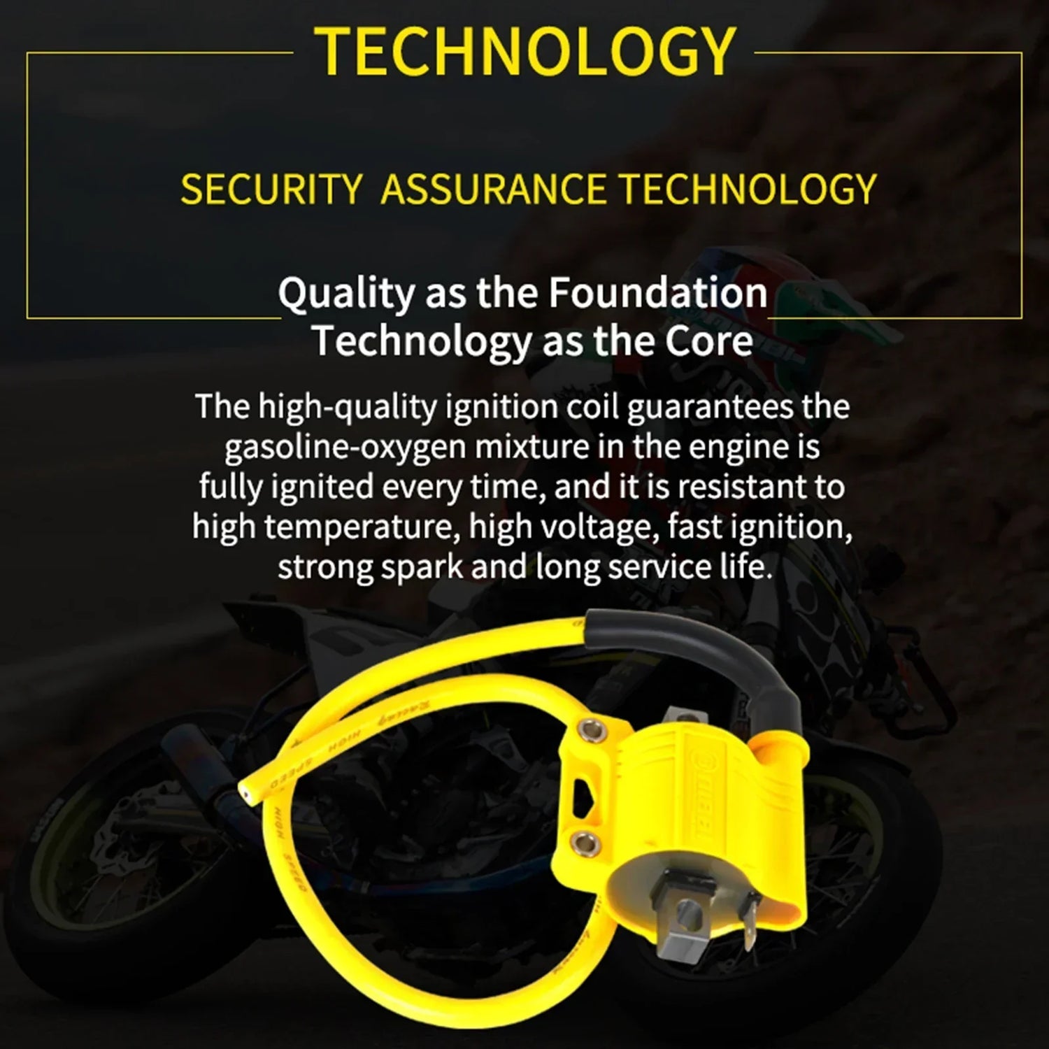 (Pack of 5) 1/2/ NIBBI Universal Motorcycle Ignition Coil Fit For 2T 4T Engine Dirt Street Bike Moped Off-Road Scooter Ignition System