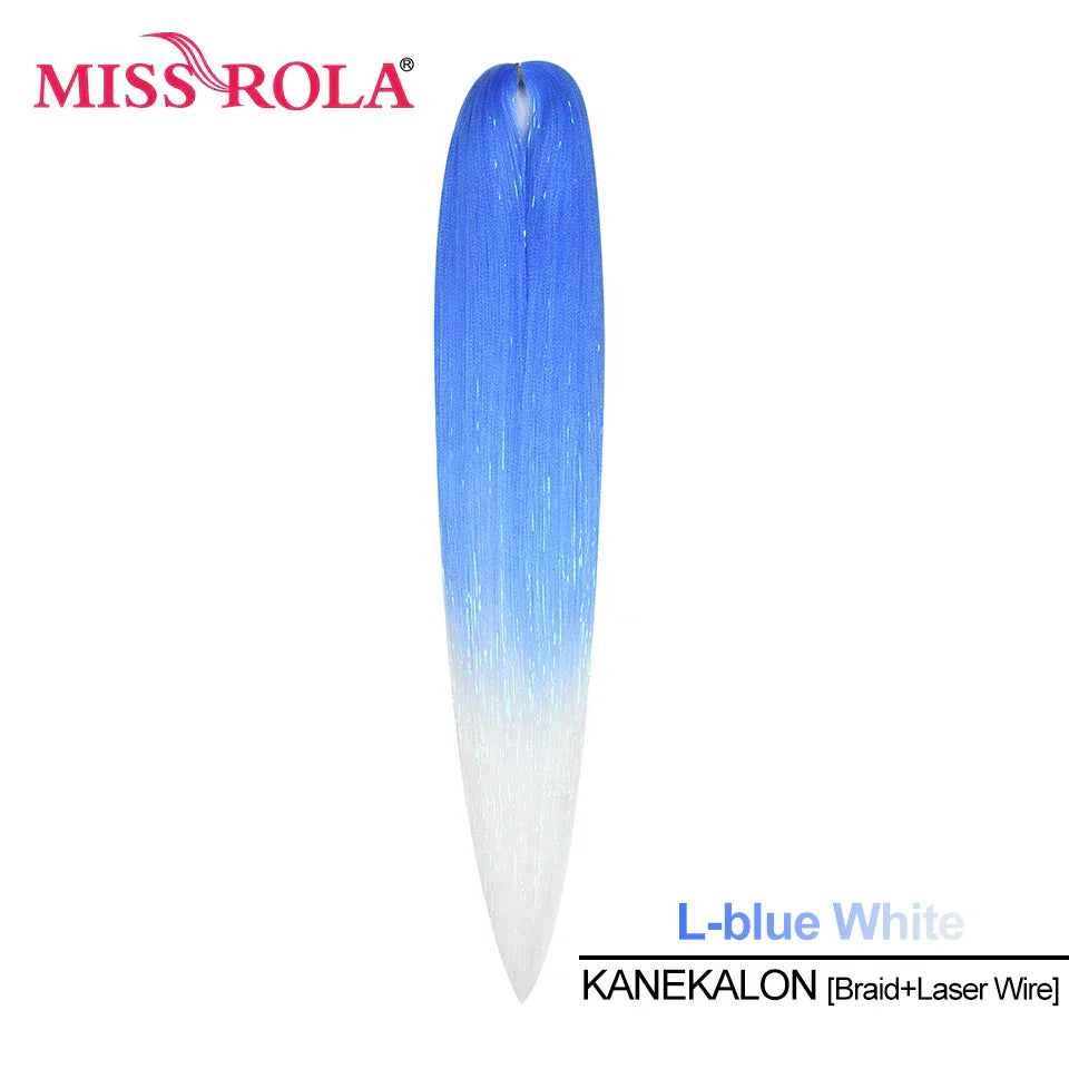 Miss Rola Synthetic 28Inch 100G 2023 New Hair Extension Yaki Straight Jumbo Braiding Hair Pre-Stretched Braid Kanekalon Hair