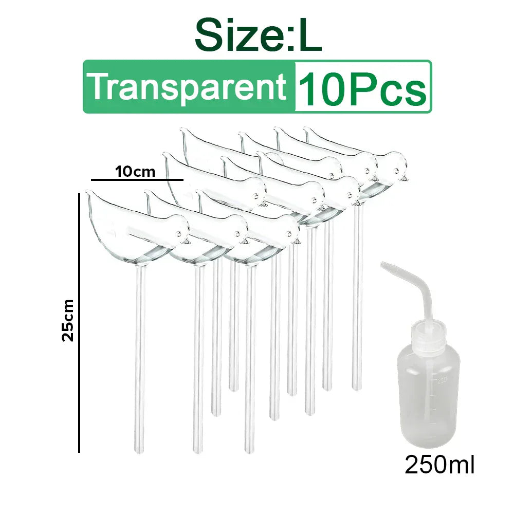 (Pack of 10) 3/6/ Automatic Plant Watering Bulbs Self Watering Globe Balls Water Device Drip Irrigation System for Garden Flower Plants