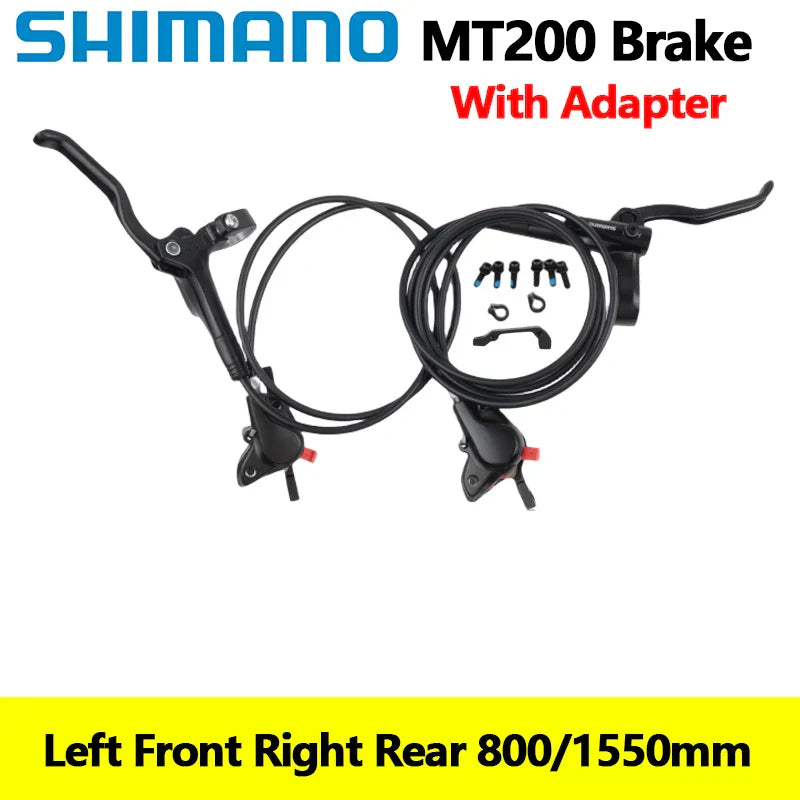 Shimano MT200 Brake BL BR MTB E-bike Hydraulic Disc Brake Bicycle Electric Bike Brake Left Front Right Rear Brake