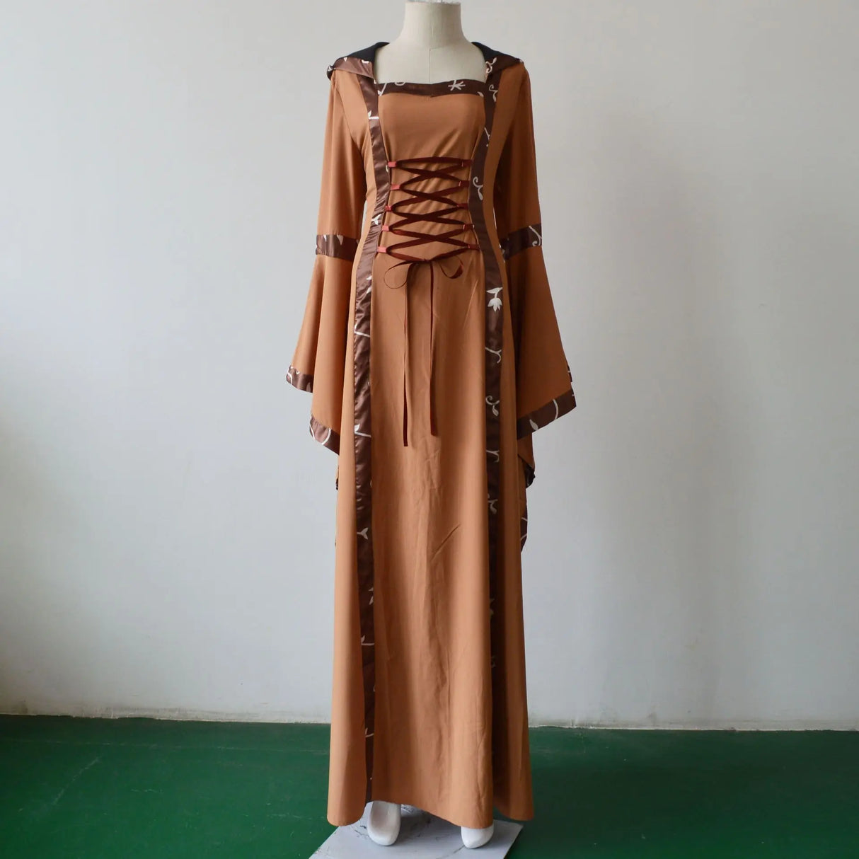 Spring and Summer Fashion Style European Women Long Dress European Clothing Dresses Church