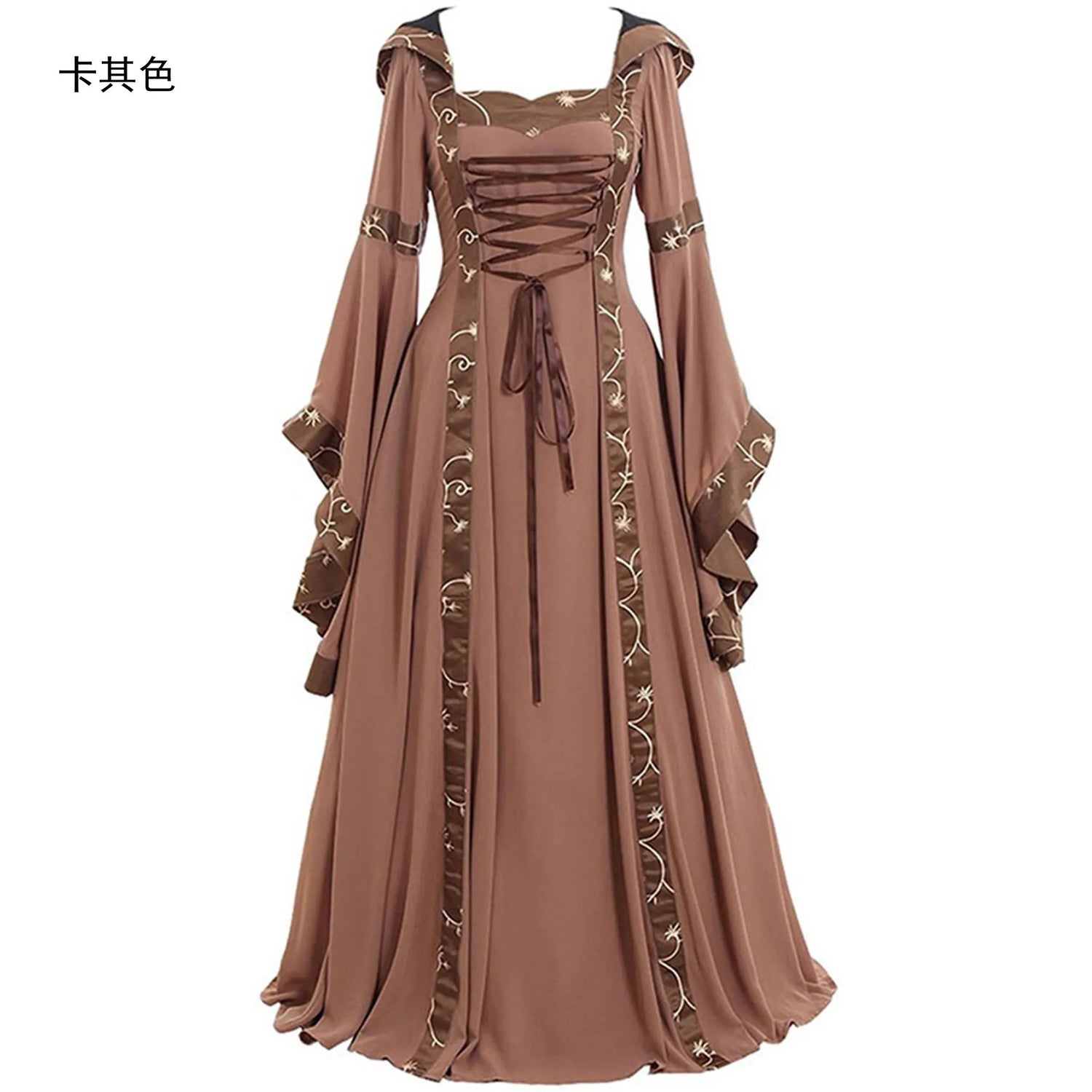 Spring and Summer Fashion Style European Women Long Dress European Clothing Dresses Church