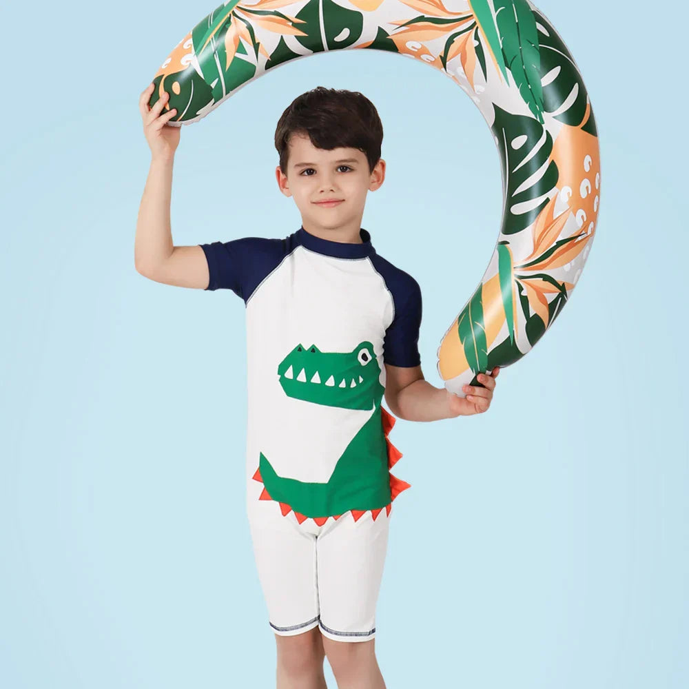 Swimbobo Baby Boys Girls Swimming Wear Sun URF+50 Protection Cartoon Kids Summer Swimsuits Beach High Elasticity Swim Clothes