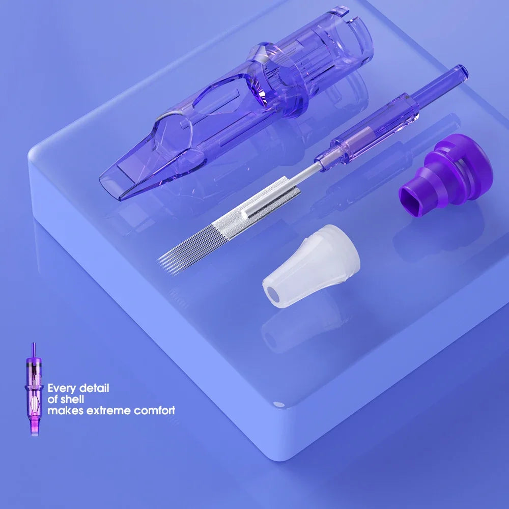 (Pack of 20) Tattoo Cartridge Needles Pro RL/RLT Round Liner Disposable Sterilized Safety Tattoo Needle For Tattoo Machines /lot