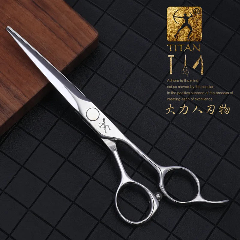 Titan barber scissors hairdressing cutting tools thinning shears for hairdressers 5.5,6.0,6.5 inch 440c steel
