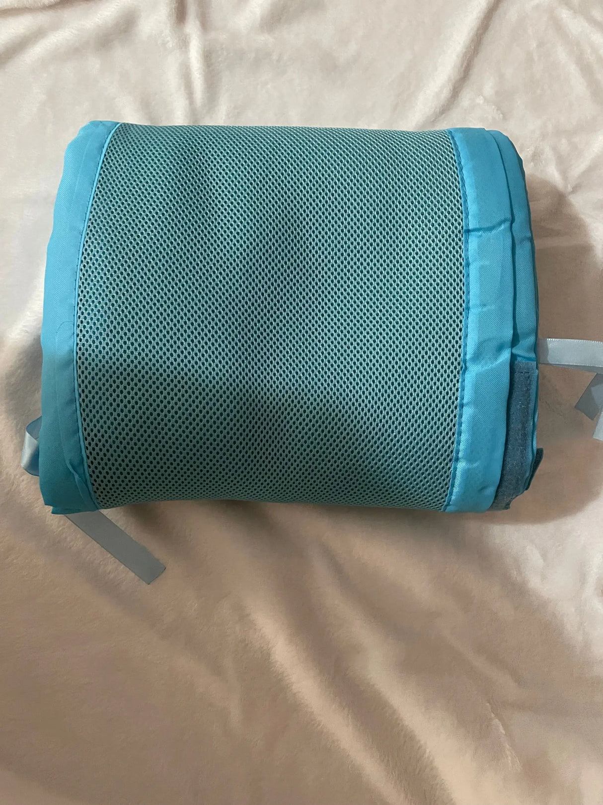 Universal Mesh Breathable Cot Bumpers Bed Fence for Newborn Solid Colors All Seasons Ifant Crib