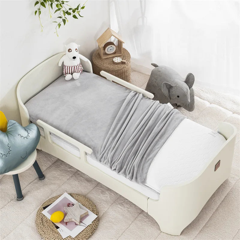 Warm Baby Sleeper Mattress Velvet Crib Winter Soft Mat Newborn Cot Bedding Pad Toddler Removable Mattresses