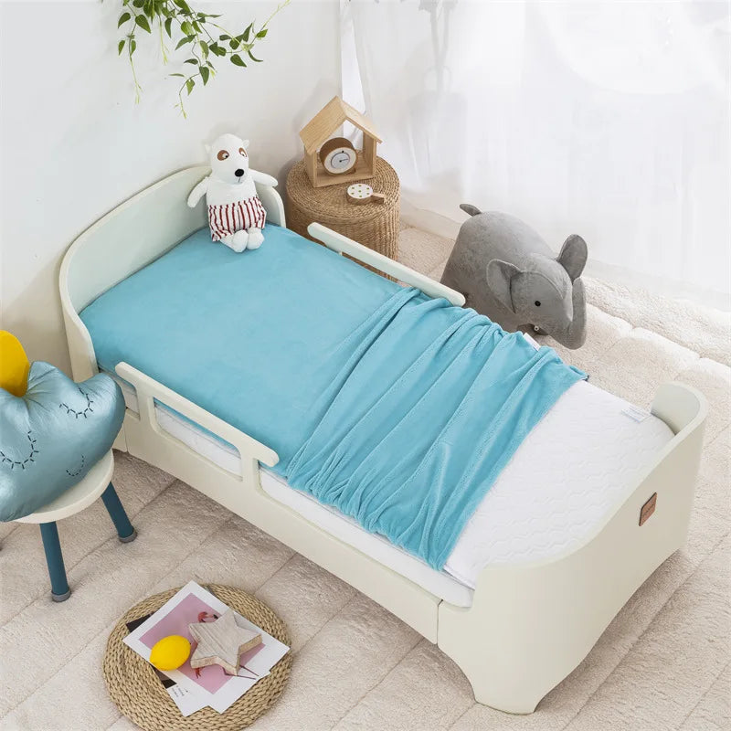 Warm Baby Sleeper Mattress Velvet Crib Winter Soft Mat Newborn Cot Bedding Pad Toddler Removable Mattresses