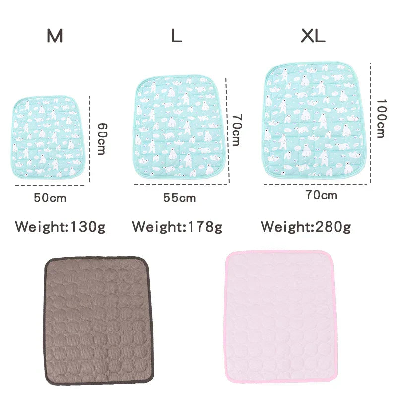 100x70cm Baby Summer Ice Soft Breathable Mattress Double Sided Cotton Mesh Baby Bedding Set Machine Washable Bed Ice Mattresses