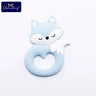 10pc Baby Silicone Teether Rodent Silicone Animal Fox Pacifier Teeth Pendant BPA Free Silicone Beads Chew Biter Children Goods