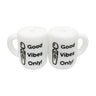 (Pack of 10) New Silicone Beads Focal Coffee Cup Teether Beads Food Grade Baby Chewing Toy Bead DIY Nipple Chain Jewelry Accessories