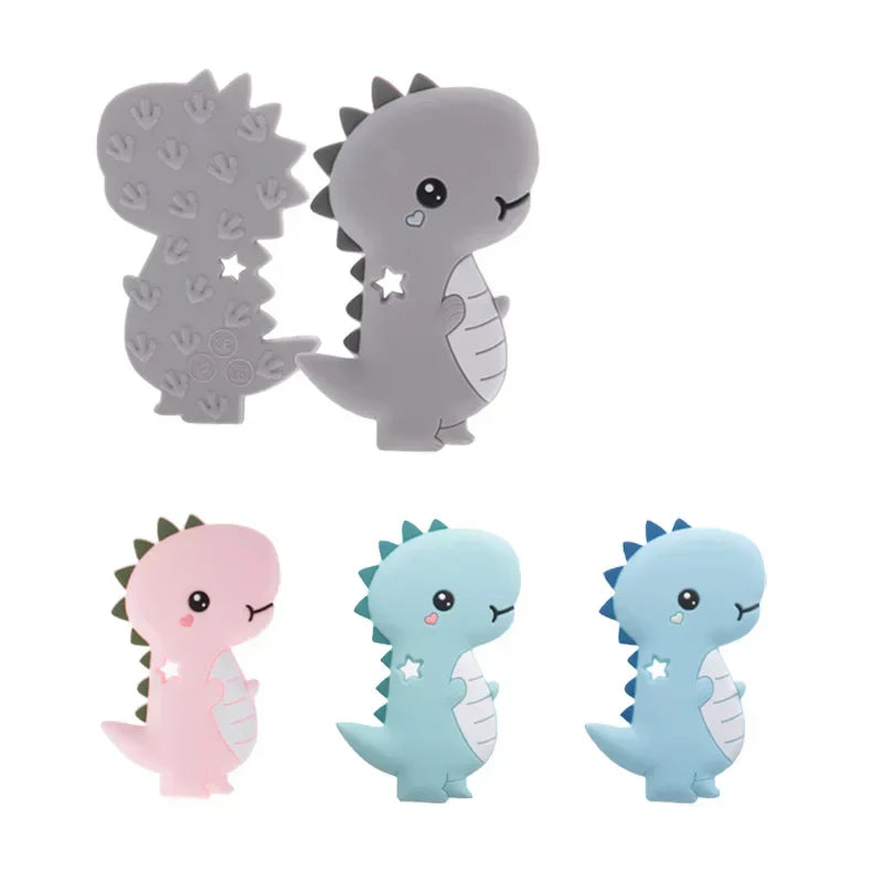 (Pack of 10) Silicone Teethers Babies Accessories Newborn Baby Teether Baby Products Pacifier Personalized Bear Dinosaur Koala BPA Free