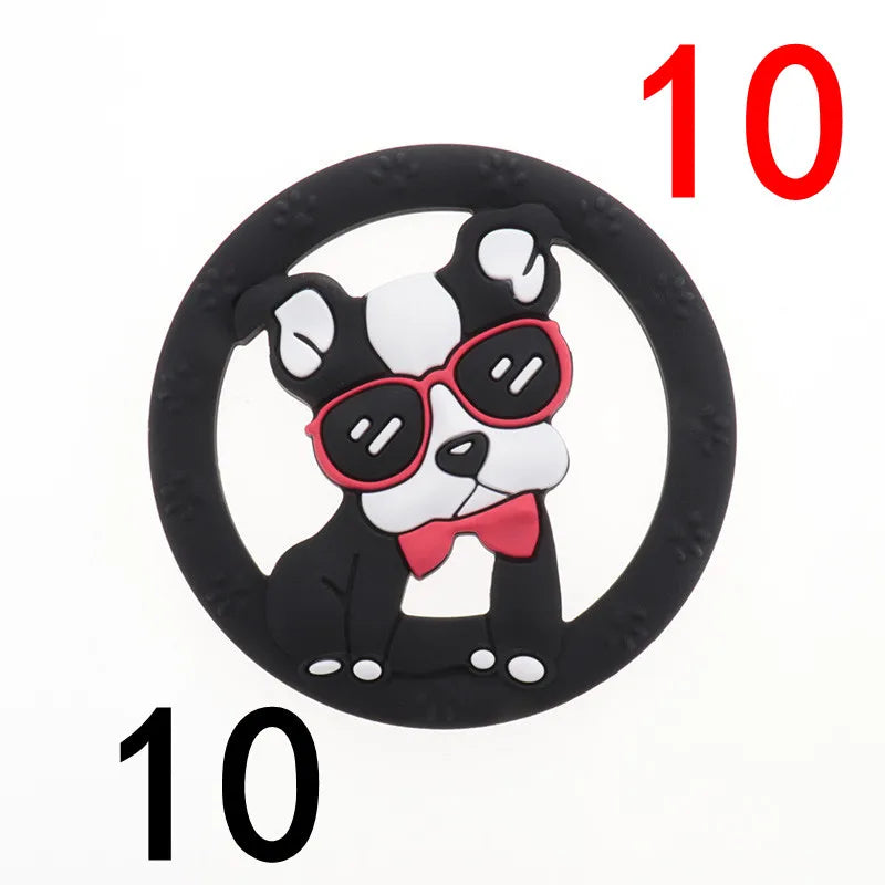 (Pack of 10) Silicone Teethers Babies Accessories Newborn Baby Teether Baby Products Pacifier Personalized Bear Dinosaur Koala BPA Free