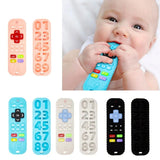 1Pc Grade Silicone Baby Teether Soothing Teether Early Educational Sensory Toys for Infant Teether Remote Control Shape