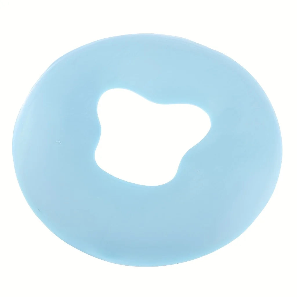 1pc,Soft Massage Face Relax Silicone Relax Head Cradle Washable Relax Headrest Beauty Salon Face Cushion for SPA Hotel Women
