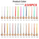 (Pack of 5) 2/3/ Baby Pacifier High-quality Durable Versatile Soothing Safe Silicone Pacifier Clip For Teething