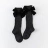 2020 Winter Kids Socks Toddlers Girls Big Bow Socks Knee High Long Soft Socks 100% Cotton Baby Leg Warmers