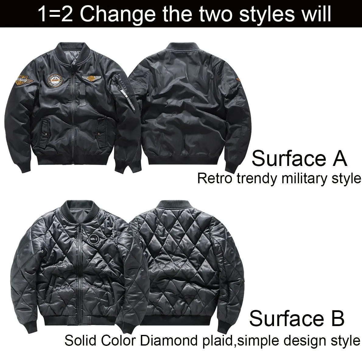 2022 Winter Man jackets new bomber coat racing motorcycle Clothes luxury aviator tactical Field vintage military men Clothing