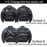 2022 Winter Man jackets new bomber coat racing motorcycle Clothes luxury aviator tactical Field vintage military men Clothing