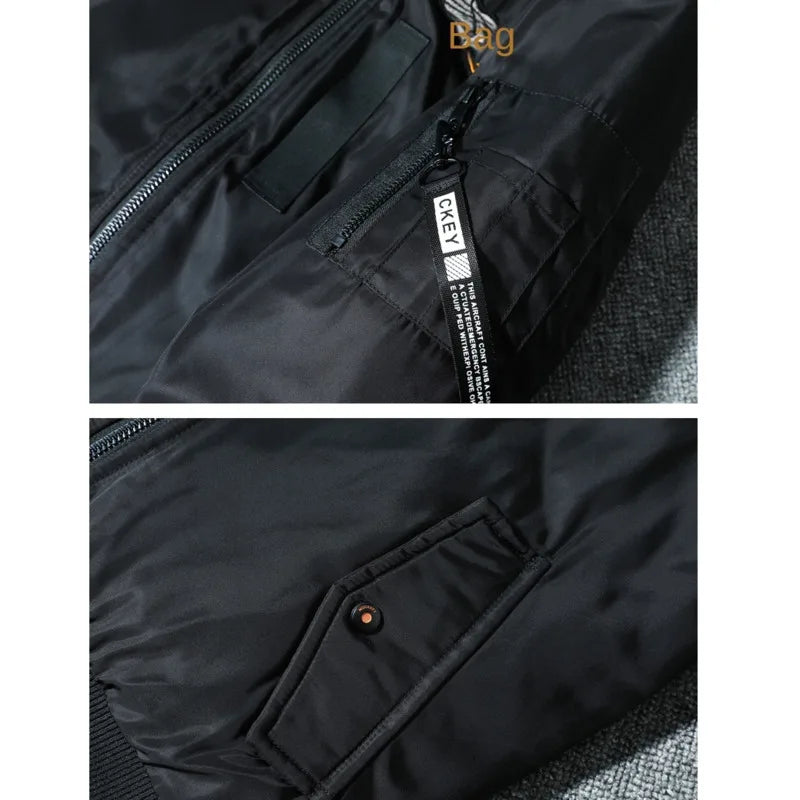 2022 Winter Man jackets new bomber coat racing motorcycle Clothes luxury aviator tactical Field vintage military men Clothing
