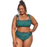 2022 Women Push Up Bikinis Set Swimwear Plus Size High Waist Swimsuit Larges Big Plussize Swimming Suits Bathing Beachwear New
