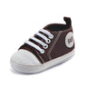 2024 Newborn Sequined Canvas Baby Sneakers Casual Baby Boys Girls Toddler Multi-Color Soft Sole Non-slip Walking Shoes 0-18Month