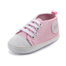 2024 Newborn Sequined Canvas Baby Sneakers Casual Baby Boys Girls Toddler Multi-Color Soft Sole Non-slip Walking Shoes 0-18Month