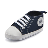 2024 Newborn Sequined Canvas Baby Sneakers Casual Baby Boys Girls Toddler Multi-Color Soft Sole Non-slip Walking Shoes 0-18Month