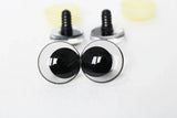 (Pack of 20) NEW 12mm 14 16 18 20 25 30mm 3D Cartoon Clear toy safety strange eyes doll eyes eyes with hard washer-size option