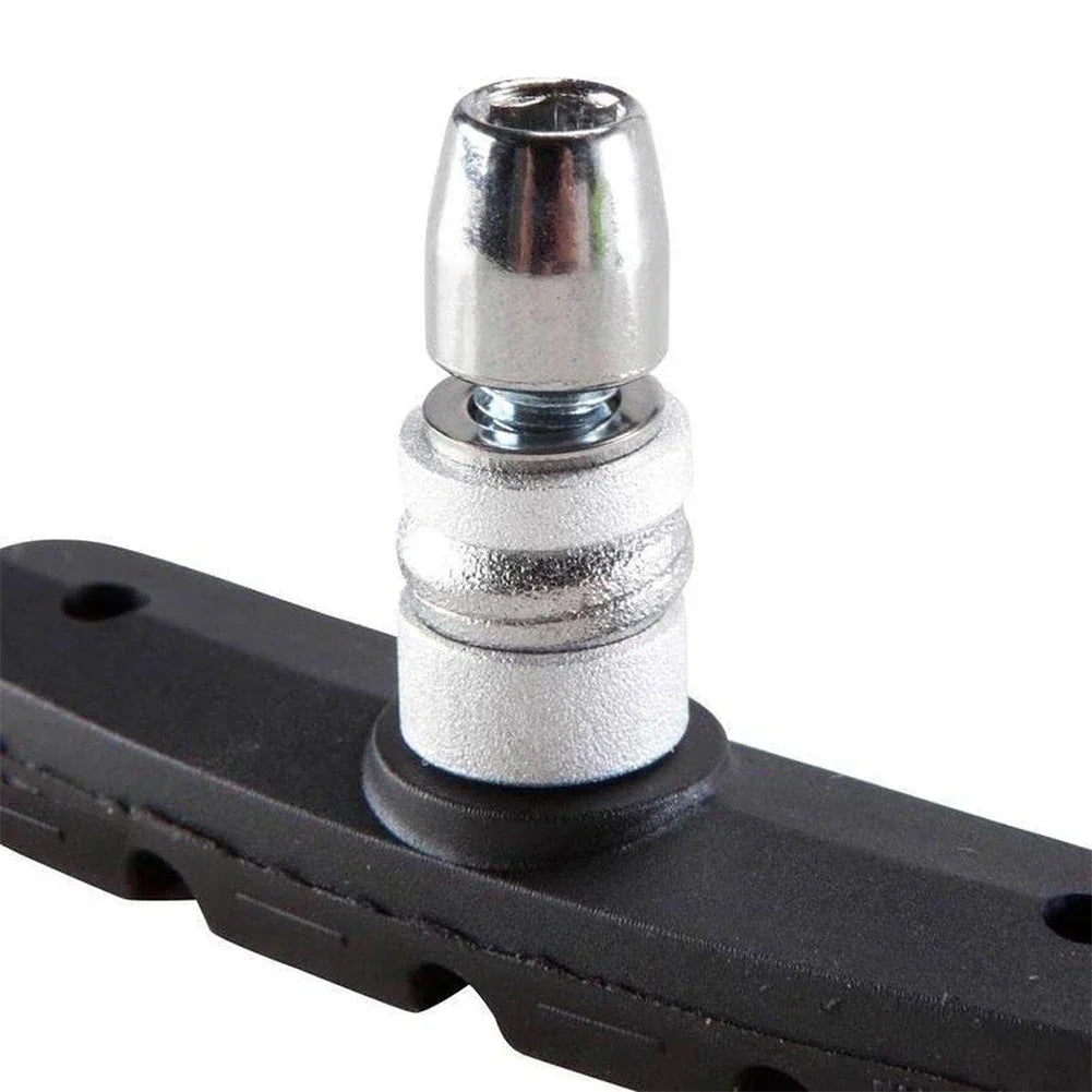 (Pack of 24) V Type Silent Brake Pads Shoes Bike Bicycle Cycling Mountain Bike Dead Speed Brake Pads V Brake System Brake Cycling Part