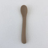 (Pack of 2) Baby Learning Spoons Silicone Utensils Set Newborn Feeding Spoon Set Cute Toddler Scoop Weaning Cutlery Children’S Tablewar