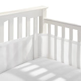 (Pack of 2) /Set Baby Mesh Crib Bumper Liner Breathable Summer Infant Bedding Bumpers born Cot Bed Around Protector