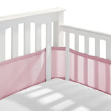 (Pack of 2) /Set Baby Mesh Crib Bumper Liner Breathable Summer Infant Bedding Bumpers born Cot Bed Around Protector