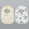 (Pack of 2) /set Cotton Waterproof Baby Bibs Summer Infant Bib Newborn Burp Cloths Bandana for Kids Boys Girls Soft Feeding Saliva Towel