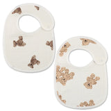 (Pack of 2) /set Cotton Waterproof Baby Bibs Summer Infant Bib Newborn Burp Cloths Bandana for Kids Boys Girls Soft Feeding Saliva Towel