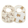 (Pack of 2) /set Cotton Waterproof Baby Bibs Summer Infant Bib Newborn Burp Cloths Bandana for Kids Boys Girls Soft Feeding Saliva Towel