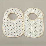 (Pack of 2) /set Cotton Waterproof Baby Bibs Summer Infant Bib Newborn Burp Cloths Bandana for Kids Boys Girls Soft Feeding Saliva Towel